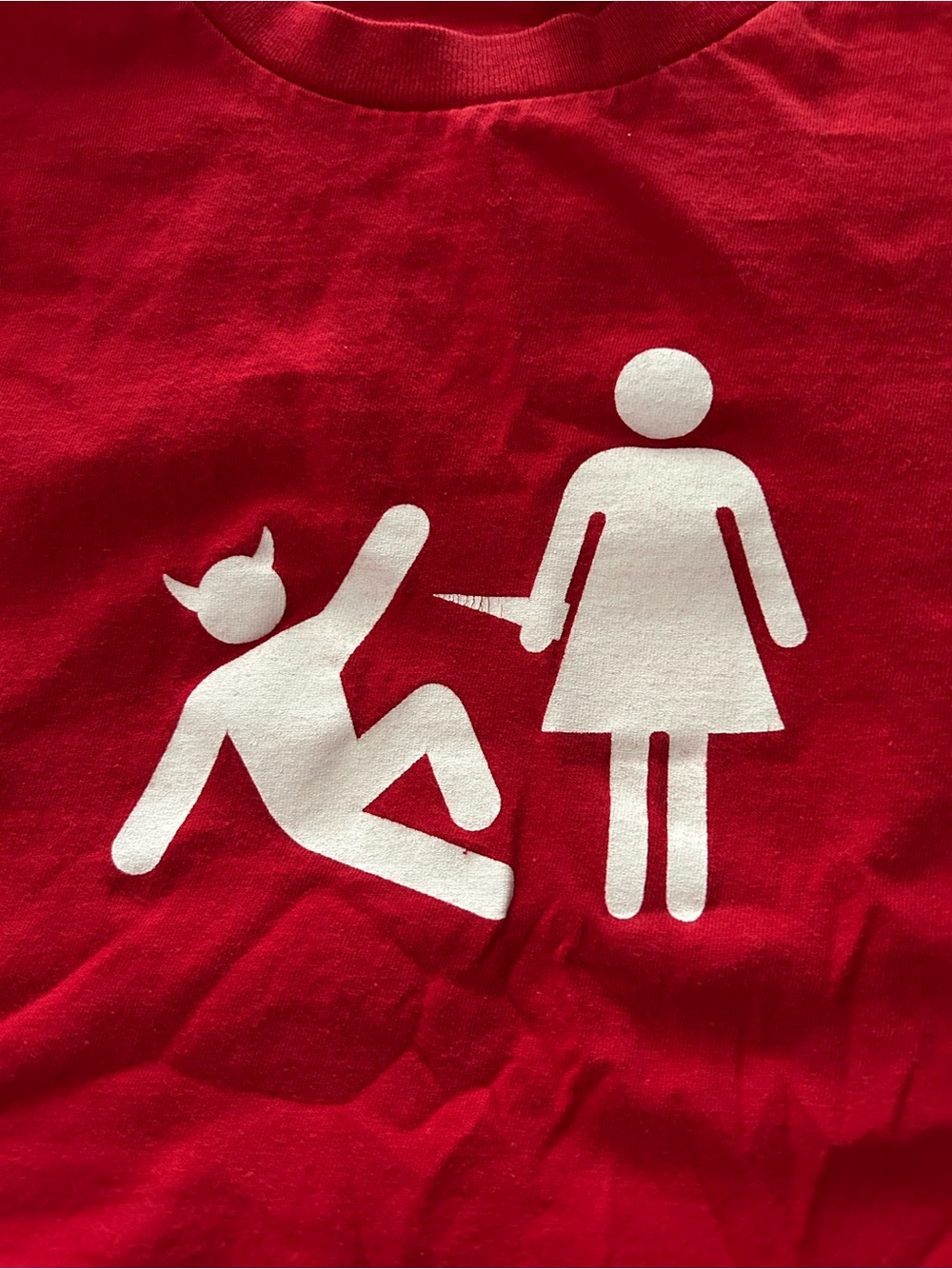 Glarkware Vintage Buffy the Vampire Slayer Graphic Red Tee